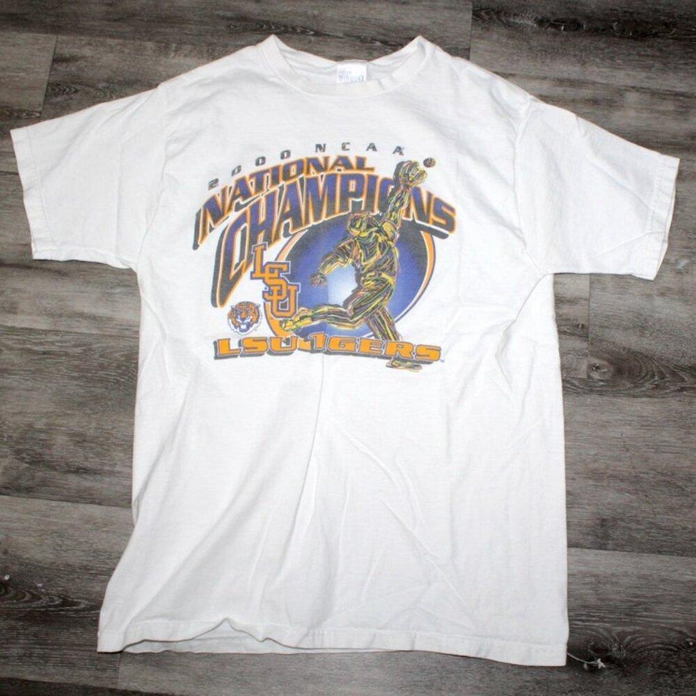 Vintage 90S 2000S Y2K Louisiana State University Tigers Lsu Shirt